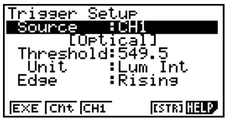 CASIO GRAPH 35+ PROGRAMME - Trigger Setup - 3