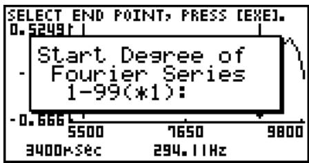 CASIO GRAPH 35+ PROGRAMME - To perform Fourier series expansion - 4