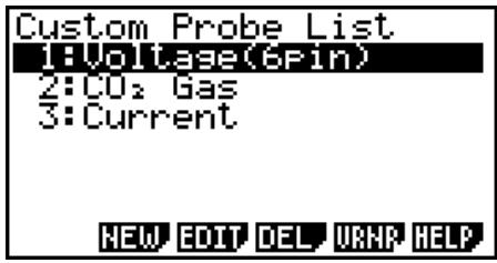 CASIO GRAPH 35+ PROGRAMME - - To configure a custom probe setup - 1