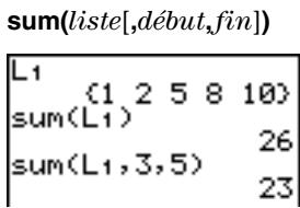 TEXAS INSTRUMENTS TI-COLLEGE SOLAIRE - Menu LIST MATH - 3