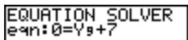 TEXAS INSTRUMENTS TI-COLLEGE SOLAIRE - Saisie d'une expression dans l'éditeur de résolution - 5