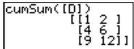 TEXAS INSTRUMENTS TI-COLLEGE SOLAIRE - Redimensionner une matrice avec dim - 9