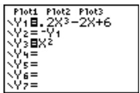 TEXAS INSTRUMENTS TI-COLLEGE SOLAIRE - Activer ou désactiver un tracage statistique dans l'éditeur y= - 3
