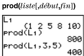 TEXAS INSTRUMENTS TI-COLLEGE SOLAIRE - Menu LIST MATH - 4