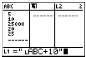 TEXAS INSTRUMENTS TI-COLLEGE SOLAIRE - Modification d'un terme dans une liste - 3