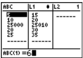 TEXAS INSTRUMENTS TI-COLLEGE SOLAIRE - Modification d'un terme dans une liste - 5