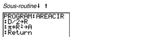 TEXAS INSTRUMENTS TI-COLLEGE SOLAIRE - Appeler un programme depuis un autre programme - 2