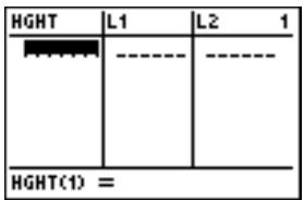 TEXAS INSTRUMENTS TI-COLLEGE SOLAIRE - Taille (en centimètres) de chacune des 10 femmes - 2