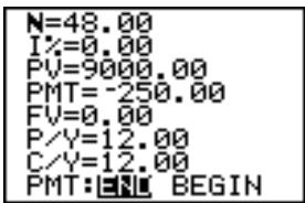 TEXAS INSTRUMENTS TI-COLLEGE SOLAIRE - Menu DISTR DRAW - 9