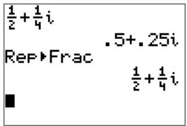 TEXAS INSTRUMENTS TI PRIMAIRE - RÉEL a+bi re^( i ) - 1