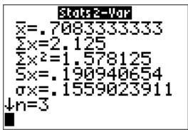 TEXAS INSTRUMENTS TI PRIMAIRE - Pour identifier la statistique à deux variables correspondant à L1 et L2 : - 3