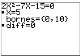 TEXAS INSTRUMENTS TI PRIMAIRE - Résolution d'équations - 2