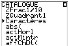 TEXAS INSTRUMENTS TI PRIMAIRE - Utilisation du jeu de caractères spéciaux - 1