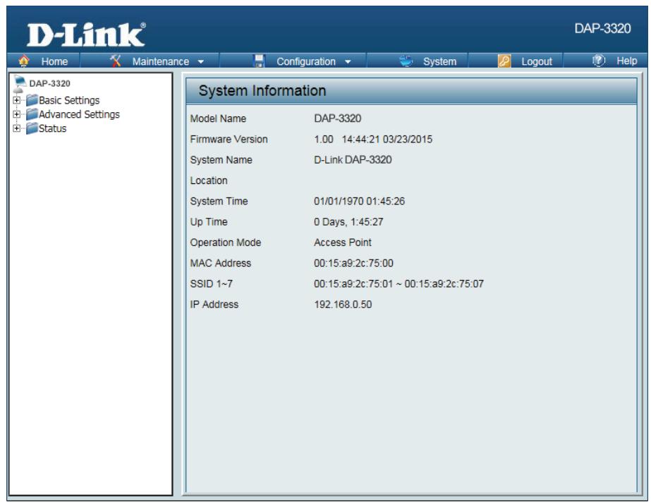 D-LINK DAP-2020 - Web-based Configuration Utility - 3
