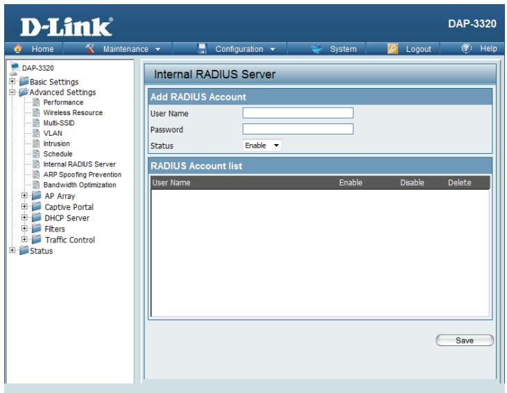 D-LINK DAP-2020 - Internal RADIUS Server - 1