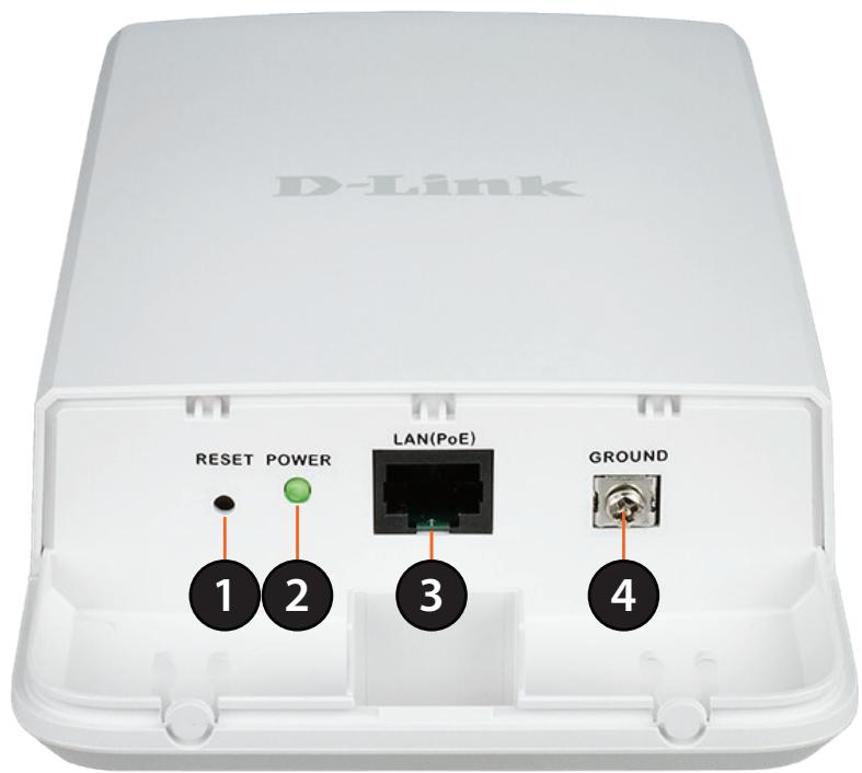 D-LINK DAP-2020 - Bottom Panel - 1