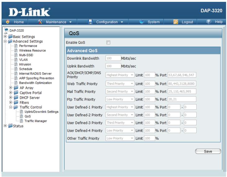 D-LINK DAP-2020 - QoS - 1