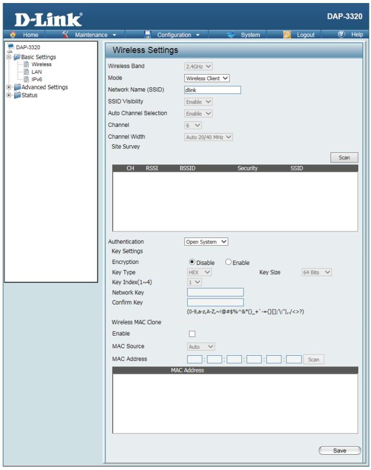 D-LINK DAP-2020 - Wireless Client mode - 2