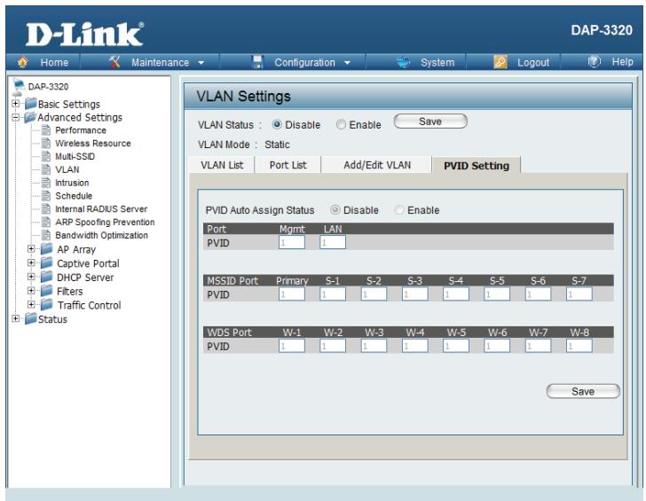 D-LINK DAP-2020 - PVID Setting - 1