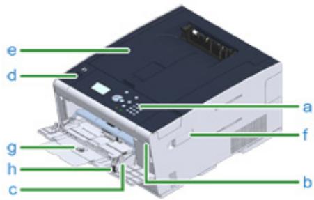 OKI C813N - Vue avant - 1