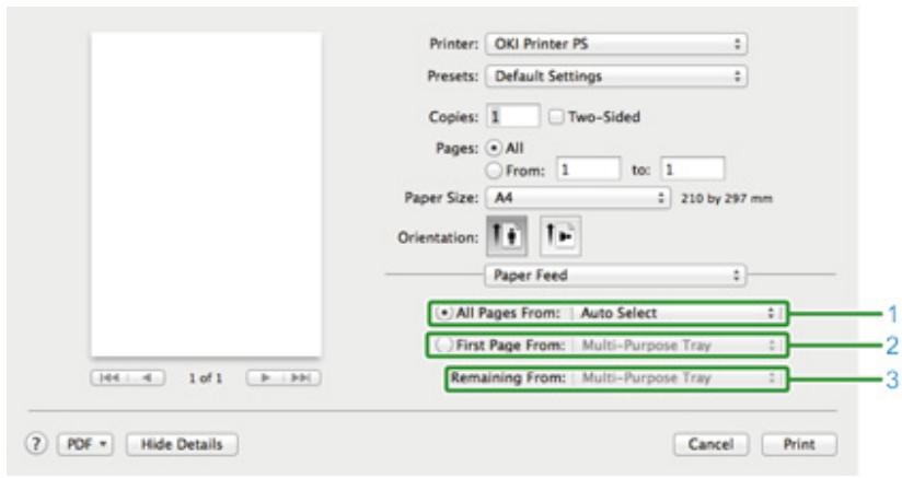 OKI C813N - - Panneau [Alimentation papier] - 1