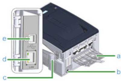 OKI C813N - Vue arrière - 1