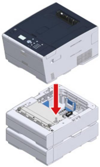 OKI C813N - Installation d'un bac supplémentaire - 5