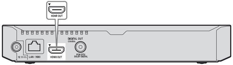 SONY UBP-X800B - Collegamento al teilevisore - 1