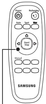 SAMSUNG SR10M7030W POWERBOT - À propos de la fonction de reprise du nettoyage - 5