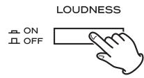 TEAC A-R650MKII - LOUDNESS button - 2