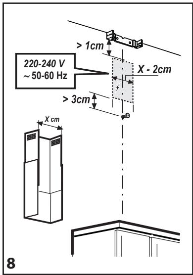 220-240 V ~ 50-60 Hz > 1cm X - 2cm > 3cm X cm 8