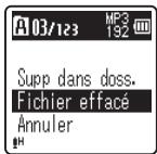 OLYMPUS DM-7 - Le fait d'appuyer sur l'une des touches suivantes relâche la lecture à répétition du segment. - 2