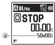 OLYMPUS DM-7 - Appuyez sur la touche STOP ( ) pour arreter l'enregistrement. - 1