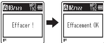 OLYMPUS DM-7 - Le fait d'appuyer sur l'une des touches suivantes relâche la lecture à répétition du segment. - 4