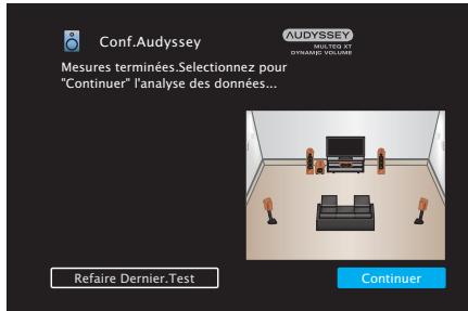 DENON AVR X540BT - AVR-X540BT - AVRX540BT - Arrêter "Conf. Audyssey®" - 1