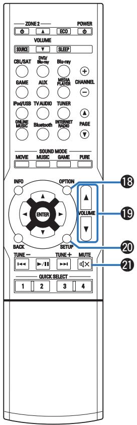 DENON AVR X540BT - AVR-X540BT - AVRX540BT - Touches de sélection de Page (PAGE ▲▼) - 2