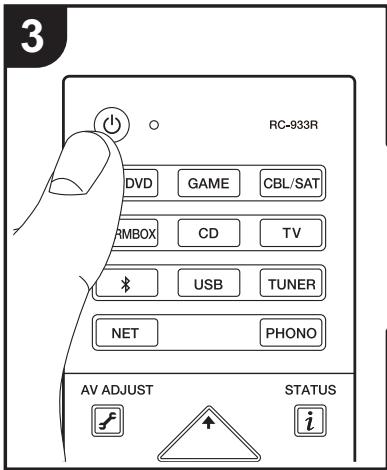 PIONEER VSX 932  -  VSX-932 - Configuración inicial con el asistente de arranque automatico - 3