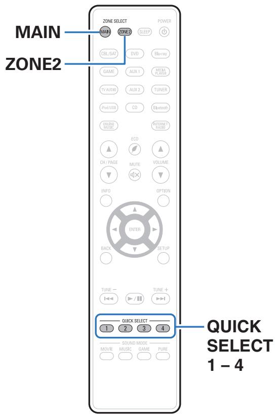 DENON AVR-X2400H - AVRX2400H - Fonction de selection rapide plus - 1