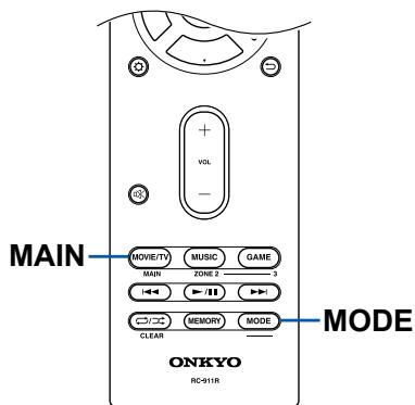 ONKYO TX-NR575 - Switch remote control mode (ZONE 3) - 4