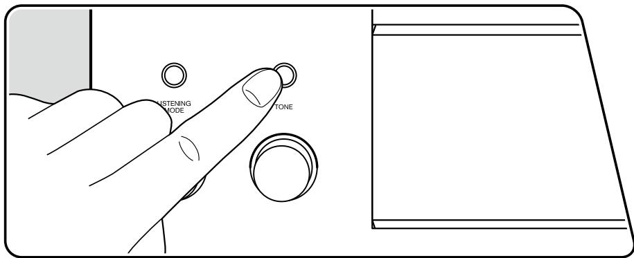 ONKYO TX-NR575 - Adjusting the tone - 1