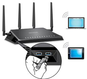 NETGEAR ORBI KIT AC2200 - Access a USB Device on the Network - 1