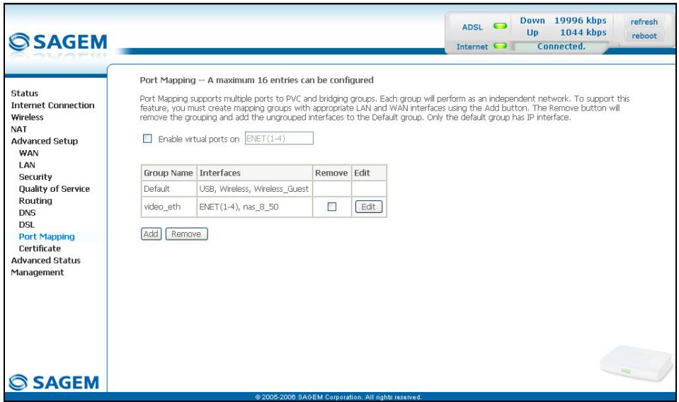 SAGEM COM FAST 2704N - Exemple - 2