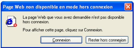 Page Web non disponible en mode hors connexion La page Web que vous avez demandée n'est pas disponible hors connexion. Pour afficher cette page, cliquez sur Connexion. Connexion Rester hors connexion