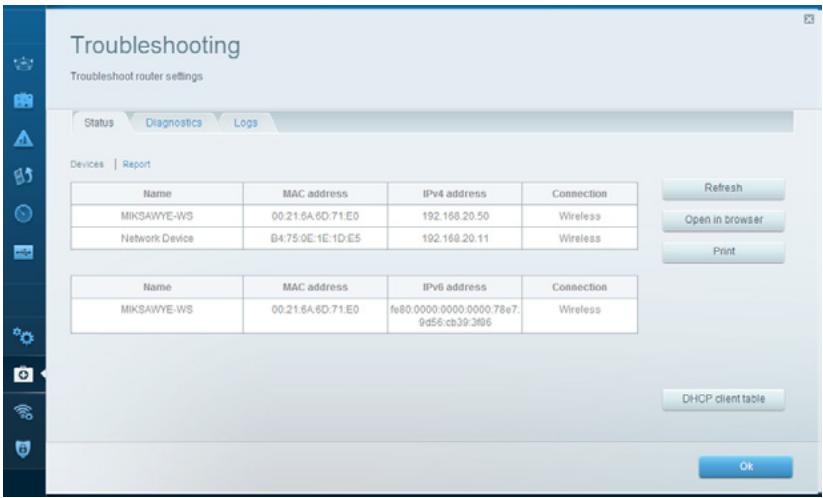 LINKSYS N300 - To check your router status, do the following: - 1
