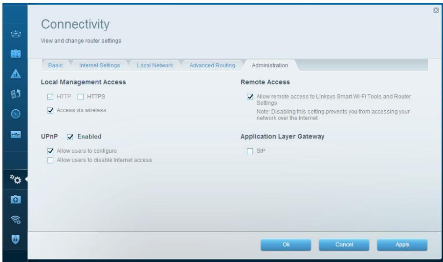 LINKSYS N300 - Pour désactiver l'accès distant : - 1