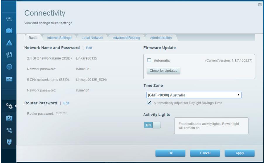 LINKSYS N300 - Définition des paramètres de connexion Internet de base : - 1