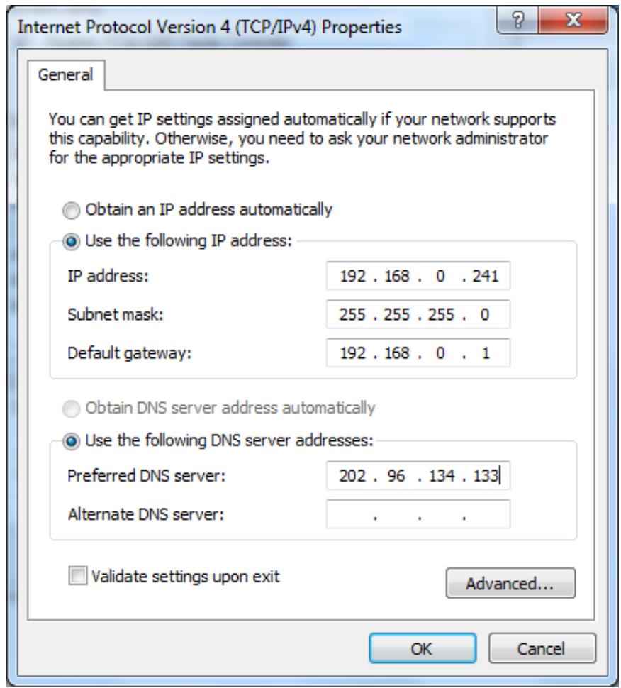 TP-LINK TL-WR841N - Setting IP address manually - 1