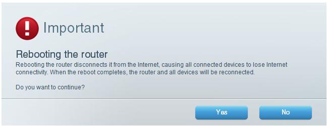LINKSYS EA8300 - Pour redémarrer votre routeur en utilisant le cordon d'alimentation, faites ce qui suit : - 1