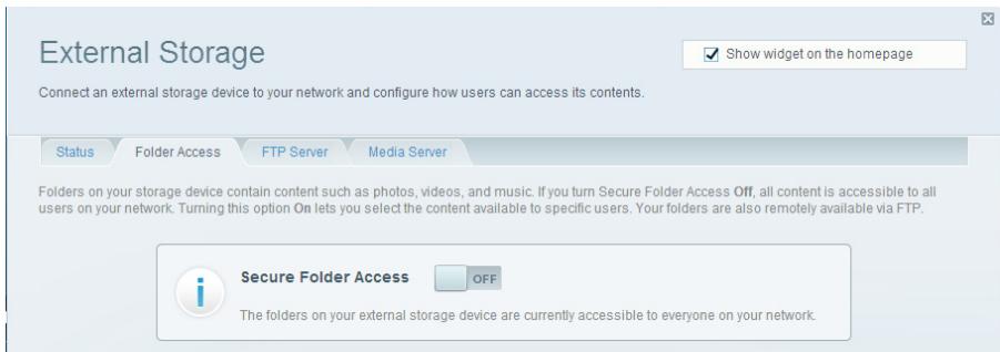 LINKSYS EA8300 - To enable access to shared folders: - 1
