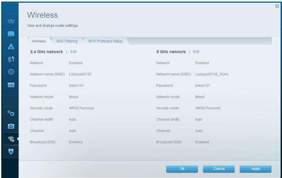 LINKSYS EA8300 - Pour modifier le nom et le mot de passer de votre routeur : - 1